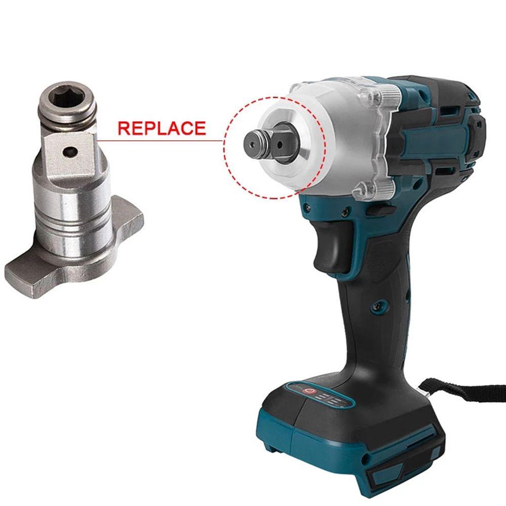 Populer Impact Wrench Shaft Refit Bit Head Elektrik Brushless Power Tool Wrench-Part Metal Square Shaft