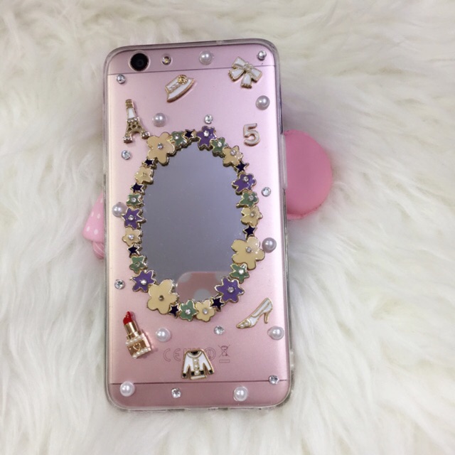 Bling Case Mirror  Oppo f7 samsung note 8  ip xiaomi samsung asus