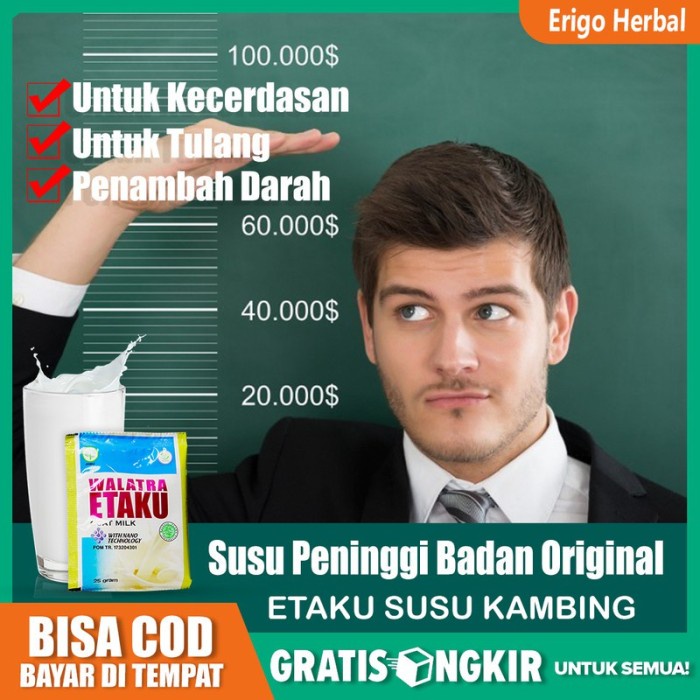 

SUSU PENINGGI BADAN ORIGINAL - PENAMBAH TINGGI ALAMI ETAKU KAMBING ETA