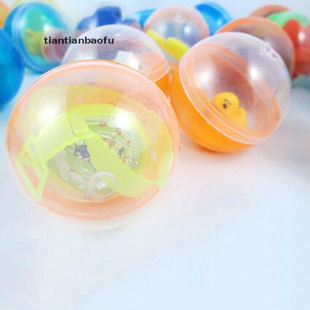 [tiantianbaofu] 10pcs 45mm plastic balls capsules toys with different small toys vending machine Boutique