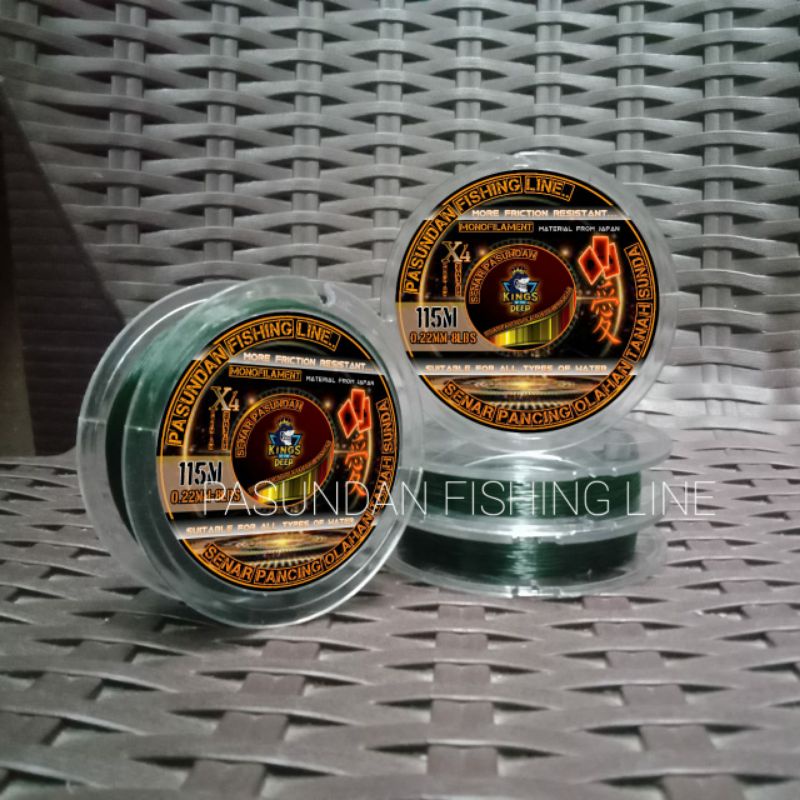 senar pancing Pasundan line,senar pancing tidak keriting,senar pancing mudah tenggelam,senar pancing