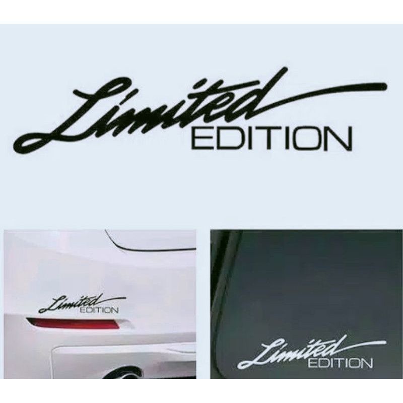 STICKER LIMITED EDITION MOTOR MOBIL