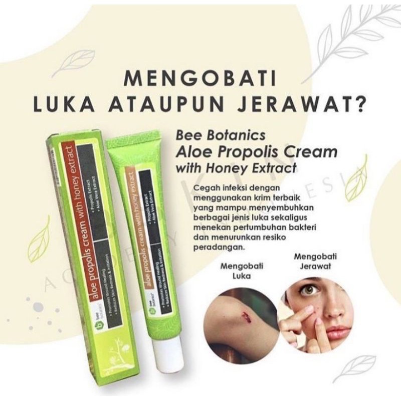 Apc Aloe Propolis Cream Hdi Apc Hdi Obat Jerawat Dan Luka Shopee Indonesia