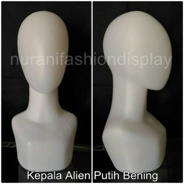 Patung Kepala Wanita Alien / Patung Alien / Wanita Alien / Kepala Polos alien