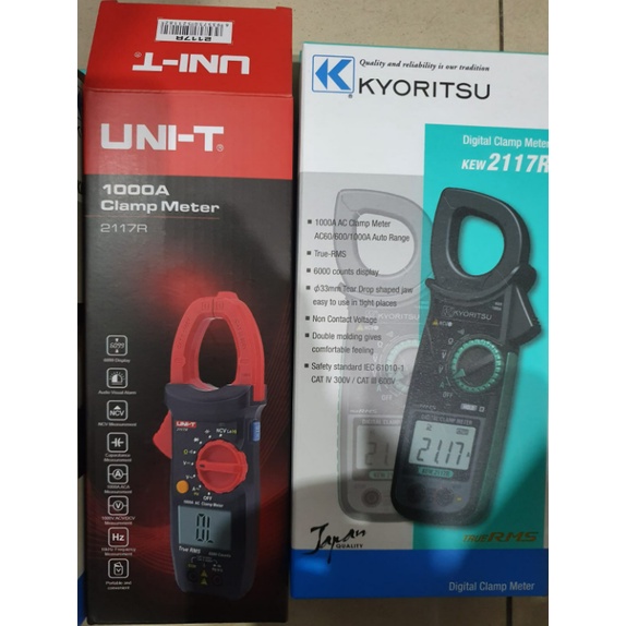 [GARANSI] UNI-T TANG AMPERE/ DIGITAL CLAMP METER UT2117R / UT-2117R / UT 2117R SETARA KYORITSU 2117R