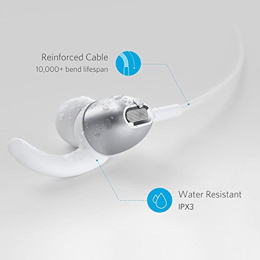 Anker Soundbuds Digital Ie10 In Ear Earphones Silver A3011h41 Shopee Indonesia