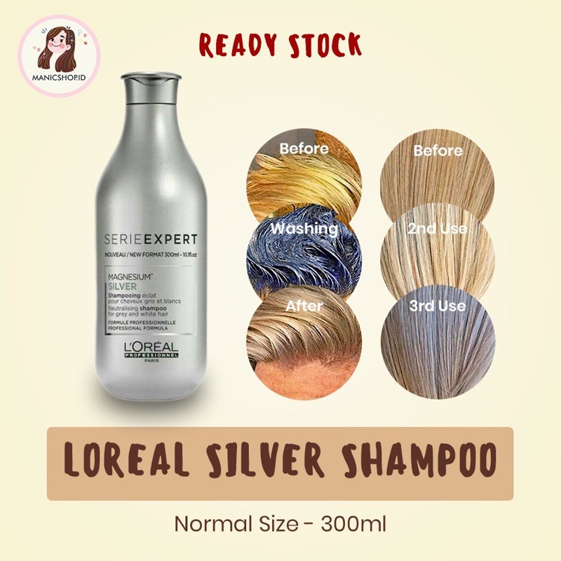 LOREAL SILVER SHAMPOO READY STOCK FULL SIZE Shopee Indonesia
