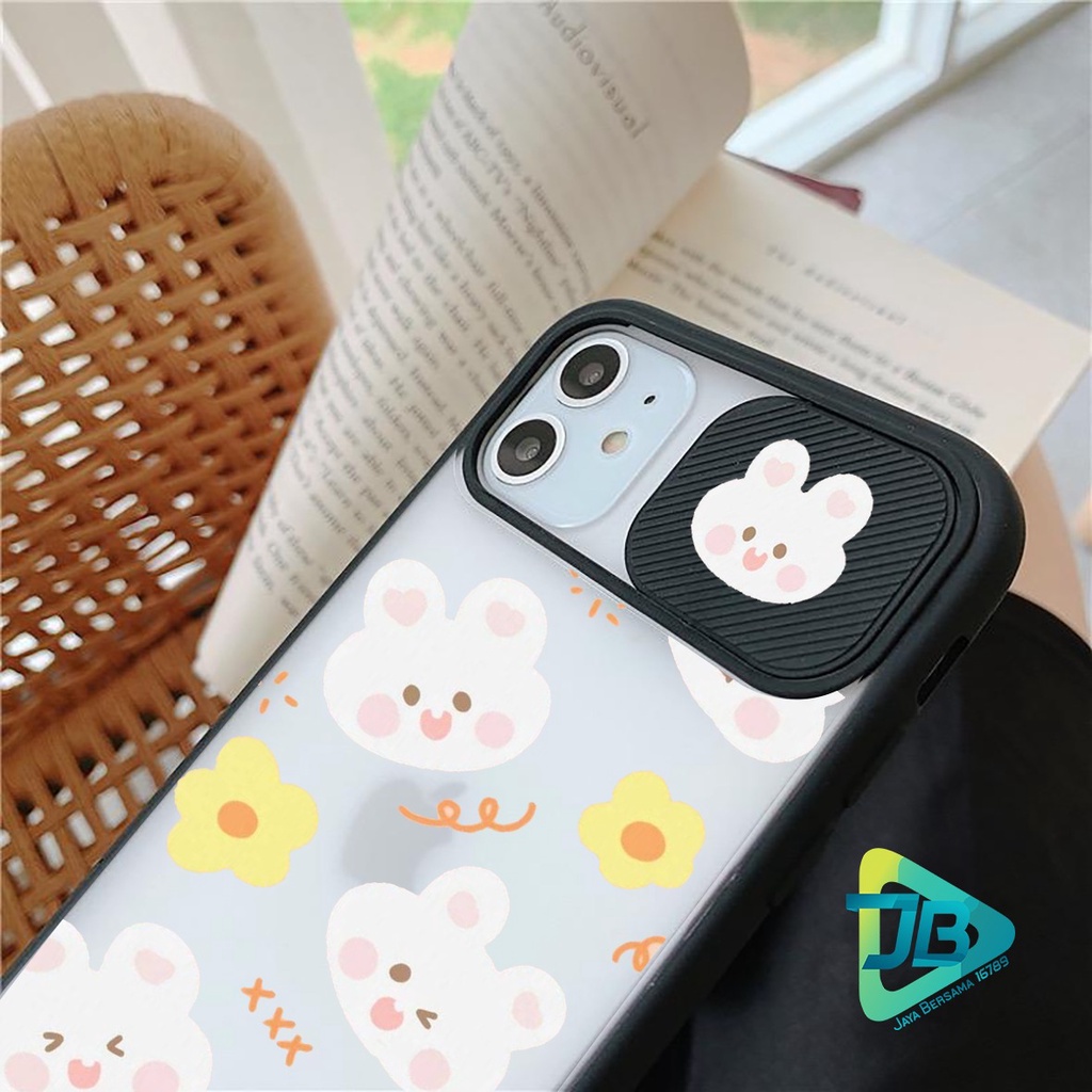 SOFTCASE SLIDE KAMERA RABBIT OPPO VIVO SAMSUNG XIAOMI REALME IPHONE ALL TYPE JB4951