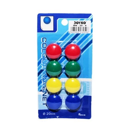 

Magnet Warna Warni Joyko - Whiteboard ( Isi 8 )