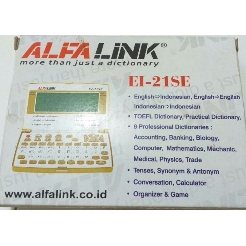 ALFALINK EI 21SE / KALKULATOR KAMUS BAHASA INGGRIS/Barang Baru/Murah