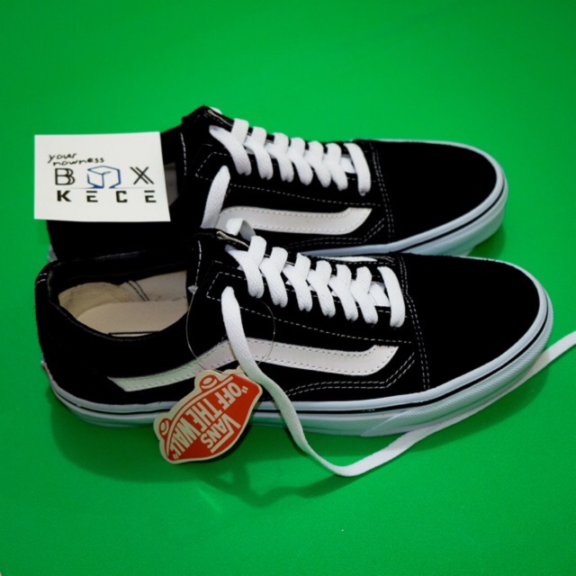 SEPATU VANS OLD SKOOL BLACK WHITE/ OLDSCHOOL HITAM PUTIH