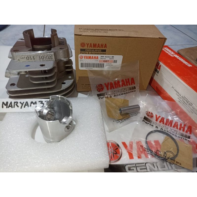 Blok Seher FIZR  force 1 komplit original 3XA 110 CC YP-1 komplit piston (bonus topset)