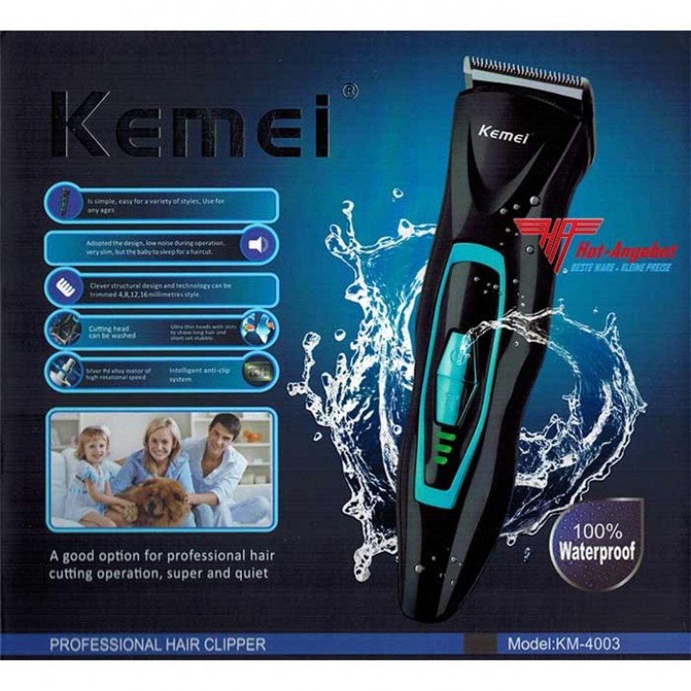 Promo Alat Cukur KEMEI KM-4003 Waterproof Electric Trimmer for men Diskon