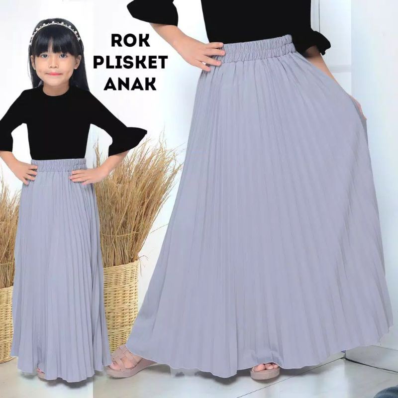 Rok Plisket Anak Perempuan Bahan Premium (Varian 2)