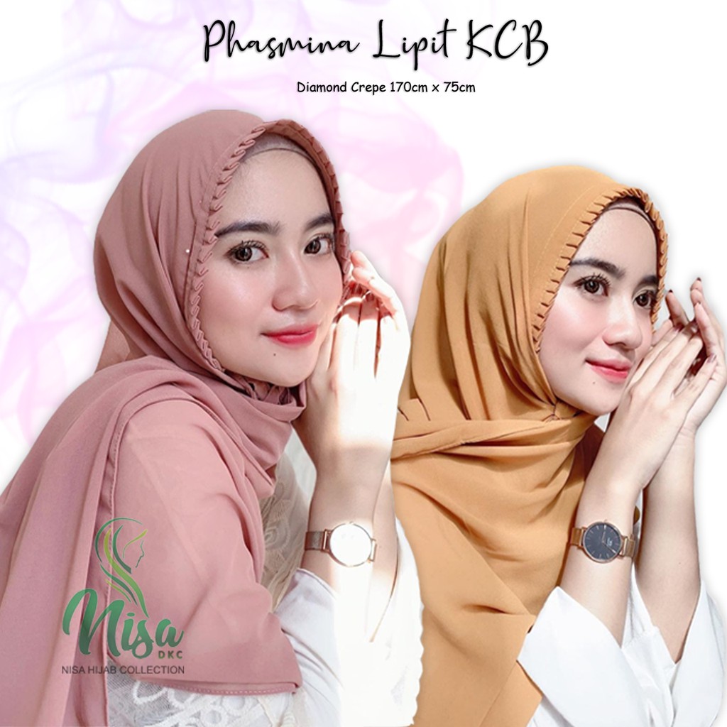 Phasmina Tali Lipit KCB Pashmina Kriwil Diamond Nisadkc