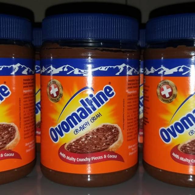 

Ovomaltine crunchy besar 680 gr exp baru. Desember 21