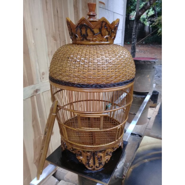 sangkar perkutut rajut mahkota