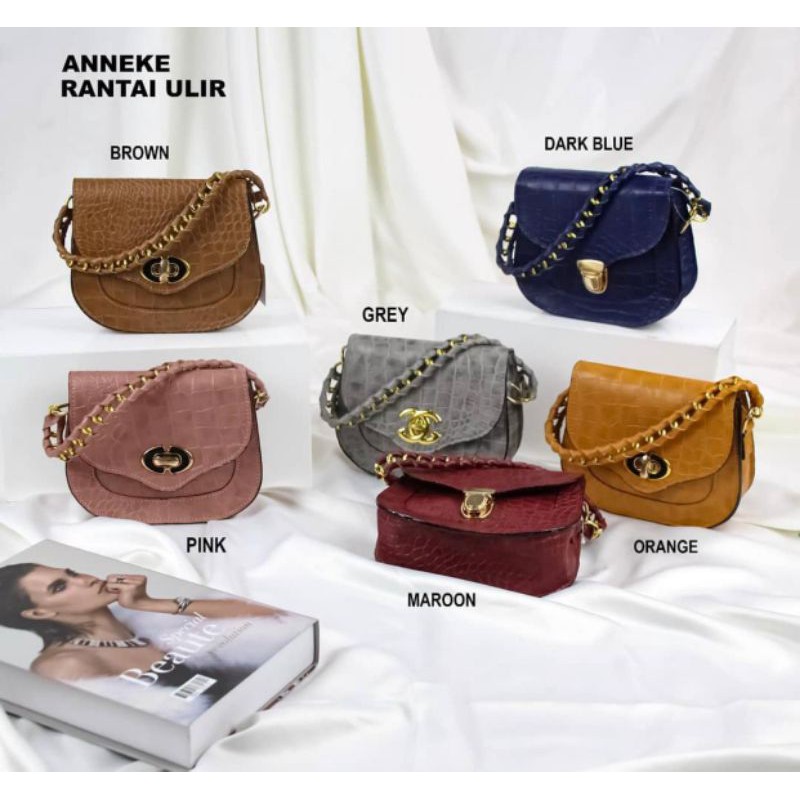 Tas Selempang Wanita Terlaris Rantai ulir