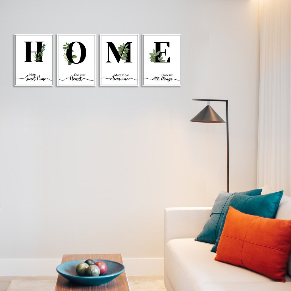 Wall Decor Hiasan Dekorasi dinding kamar rumah Huruf Inisial Home cantik - FA