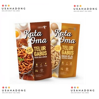 

KATA OMA TELUR GABUS 63gr pilih varian rasa rasa Keju dan Gula Aren