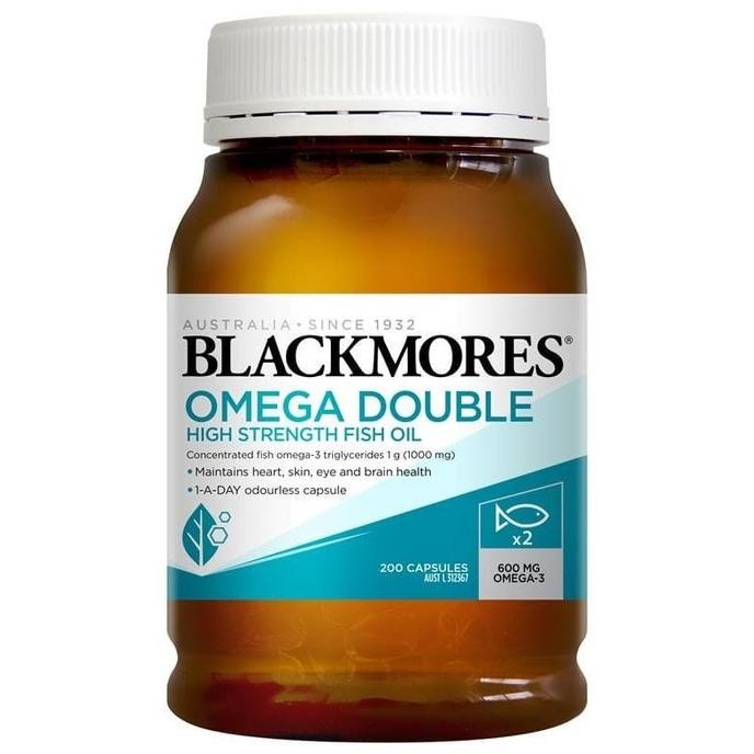 Blackmores Omega Double Fish Oil 200 Capsules