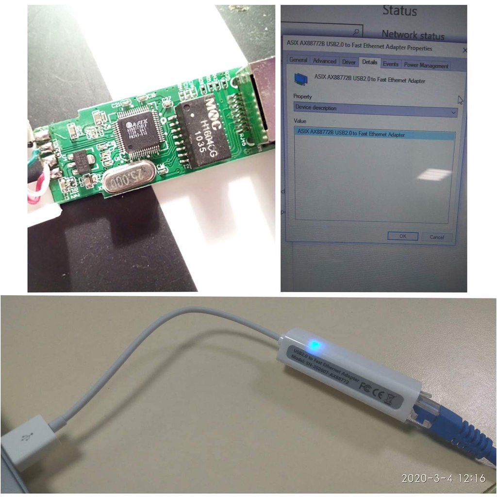 Converter Type c to lan / Type C to Ethernet Lan Adapter / type c to lan converter