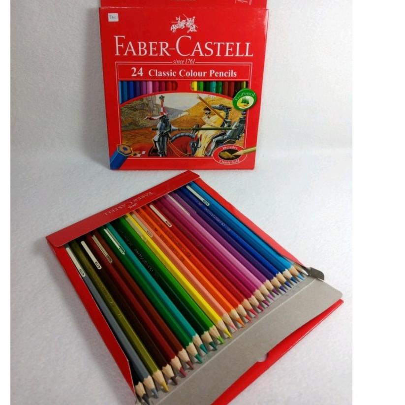 

Diskon Meriah Pensil Warna FABER CASTELL 24 Classic Colour Pencils