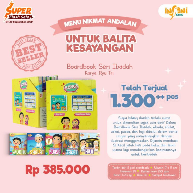 Jual Buku Cerita Boardbook Balitaku Saleh : Seri Ibadah | Shopee Indonesia