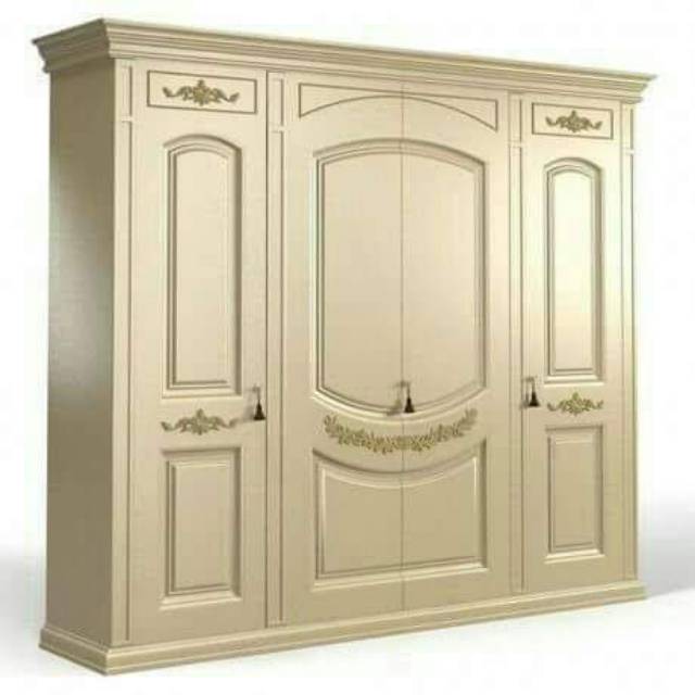 almari pakaian putih duco.mebel jepara,furniture