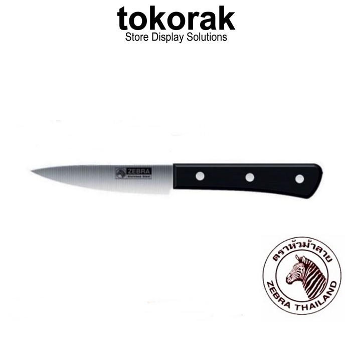 PISAU DAPUR ZEBRA UTYLITY KNIFE 5 INCH 100291 - STAINLESS