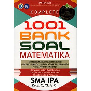 Complete 1001 Bank Soal Matematika Sma Ipa Kelas X Xi Xii