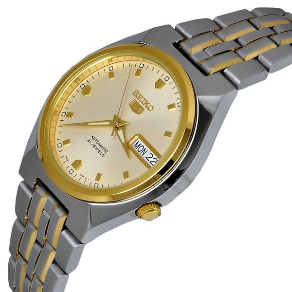 Seiko 5 SNKL72K1 Automatic Two Tone Bracelet | Jam Pria SNKL72