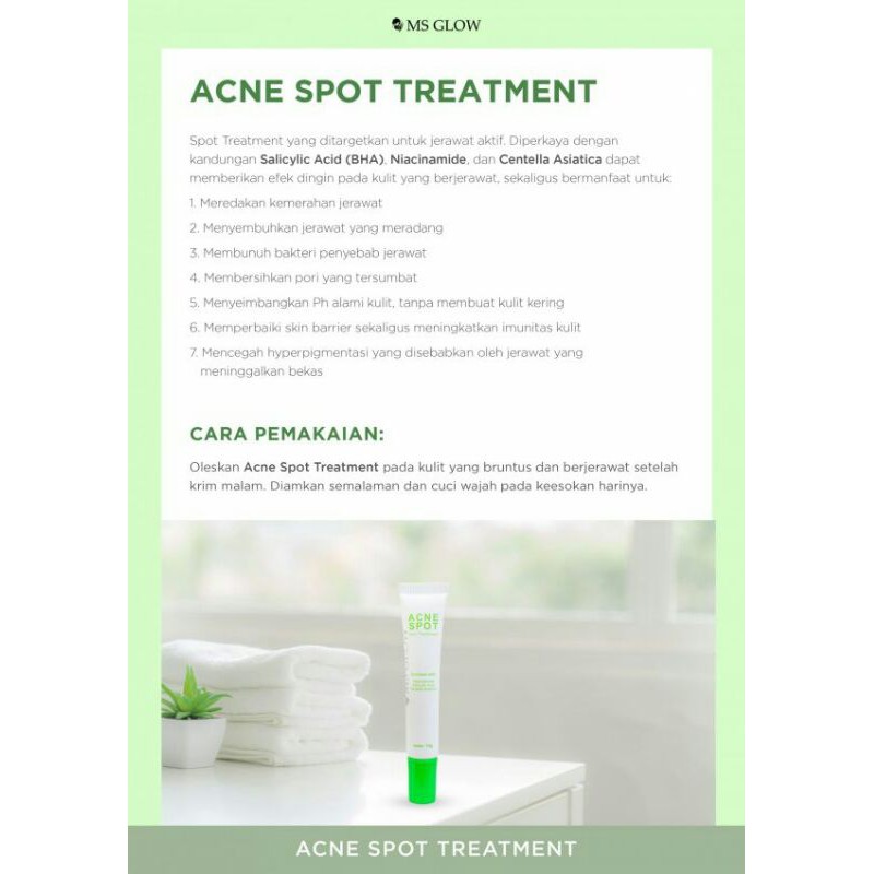 MS GLOW ACNE SPOT CREAM OBAT JERAWAT-2