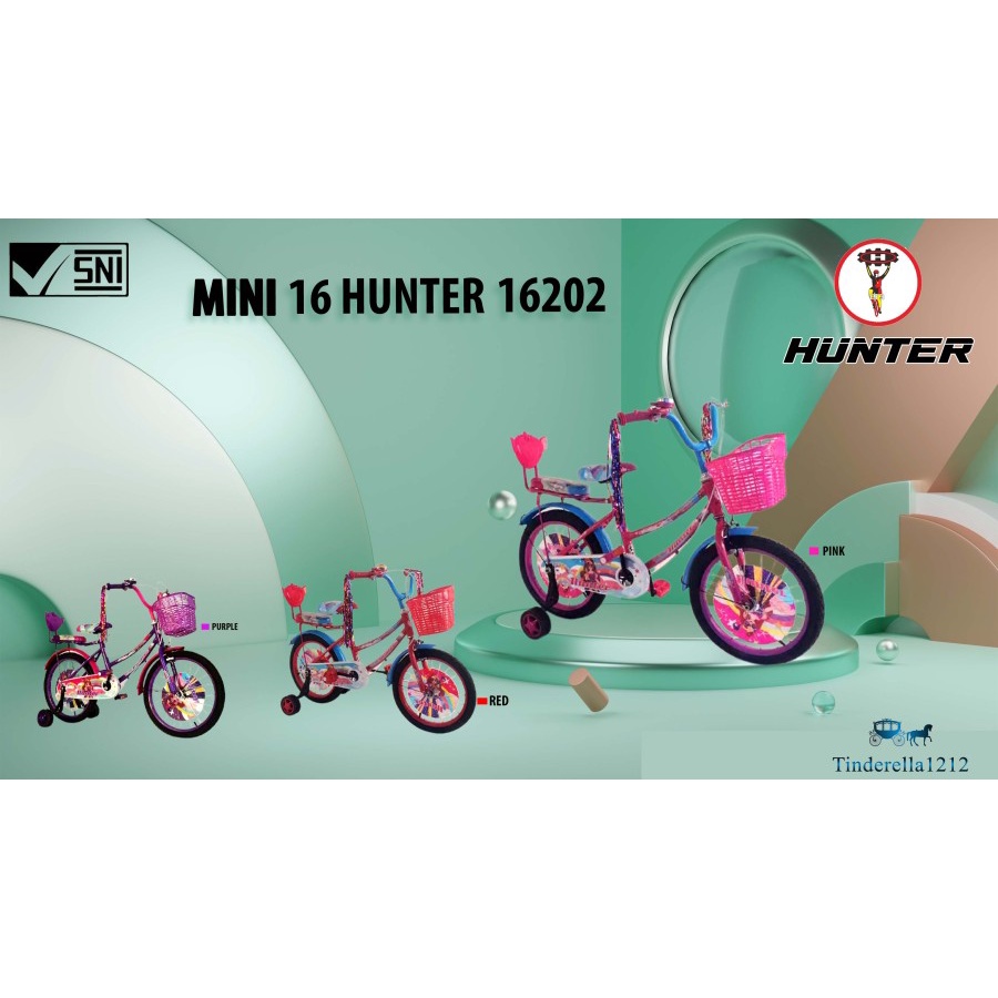 SEPEDA MINI 16 HUNTER HTR 16202-1 / SEPEDA ANAK