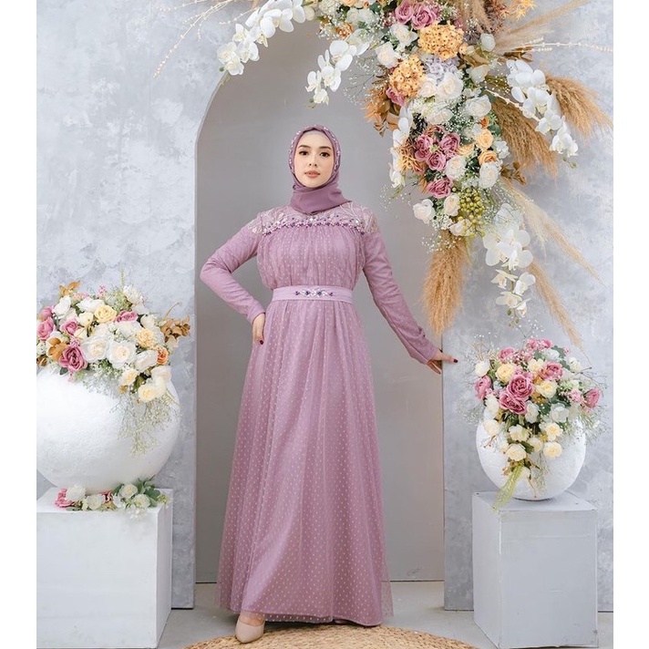 Kayyana dress gamis - Open PO