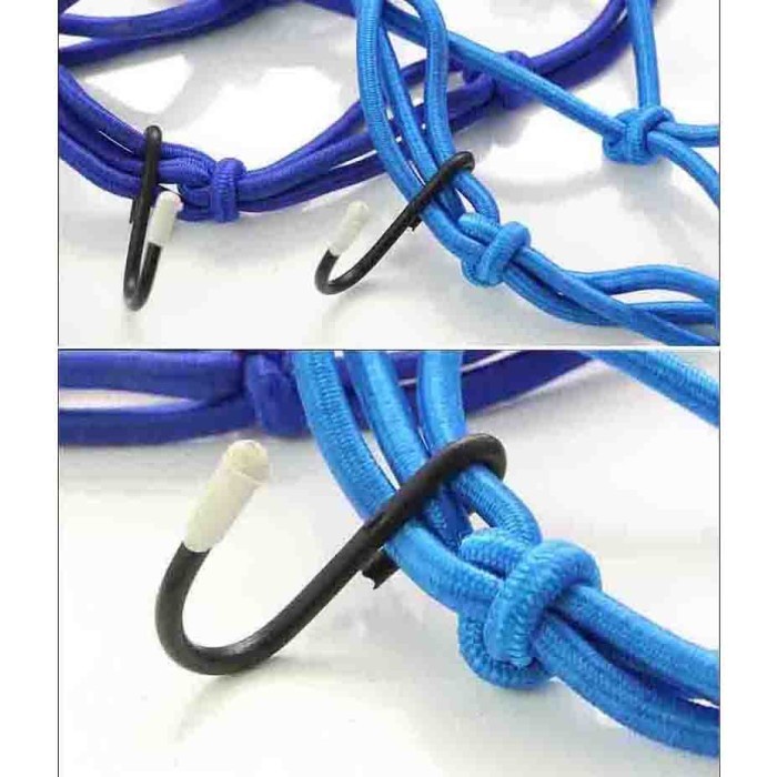 Jaring Helm Motor Multifungsi 6 Hook 30cm POSH Net
