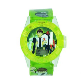 JAM TANGAN ANAK MUSIK LASER PROYEKTOR BEN-TEN