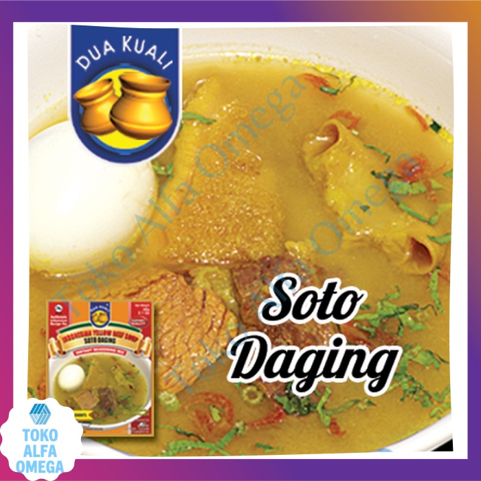 

Bumbu Dua Kuali Soto Daging Beef Soto Madura-specific beef soup 60gr