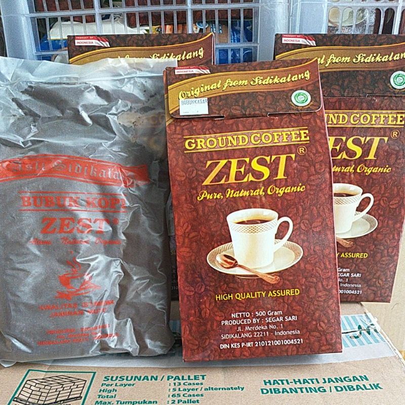 

Zest Coffee Original From Sidikalang 500gr (bubuk kasar)