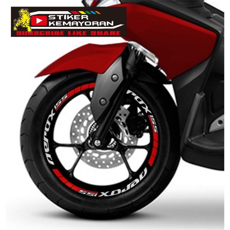 Cutting sticker lis roda,lis velg aerox terbaru 2021