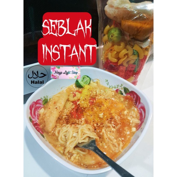 Bakso aci instant Seblak instant baso kekinian halal isi lengkap cuanki pilus cilok siomay snack