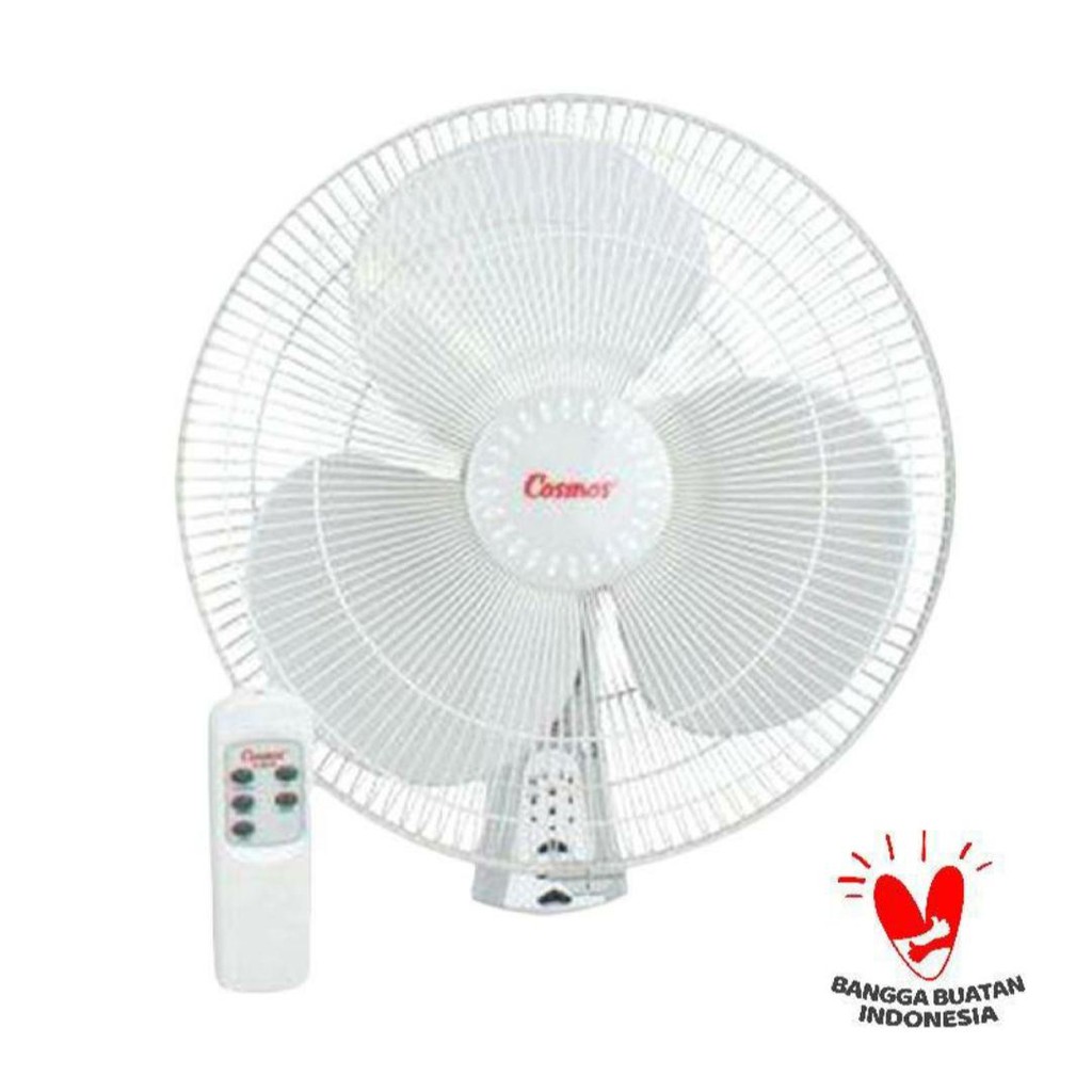 TERMURAH KIPAS ANGIN REMOTE / WALL FAN / KIPAS DINDING COSMOS 16WFCR / 16-WFCR / 16 WFCR [16 INCH]-2