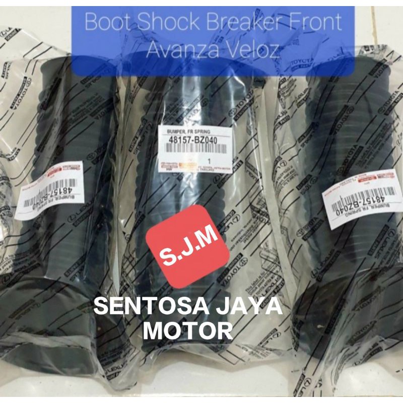 BOOT SHOCK DEPAN KARET PERKEONG DEPAN AVANZA VELOZ ALL NEW AVANZA ASLI HARGA 1 PC