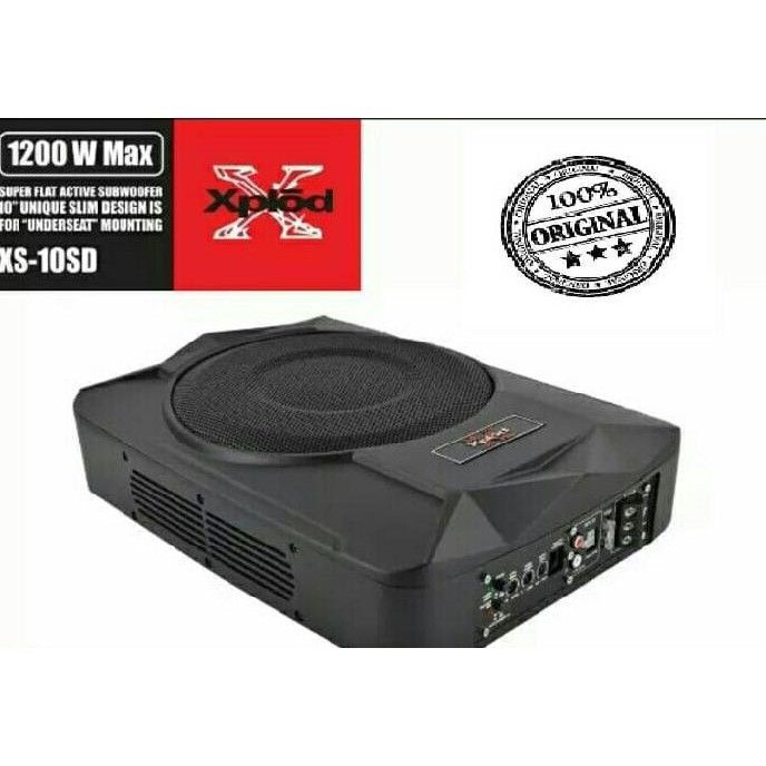 Subwoofer Kolong slim Xplod 10" XS-10SD