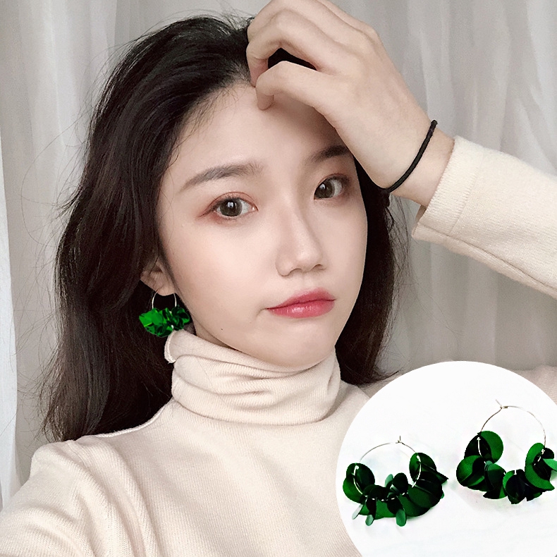 Anting Hoops Wanita Kekinina Gaya Korea Termurah Berkualitas 425