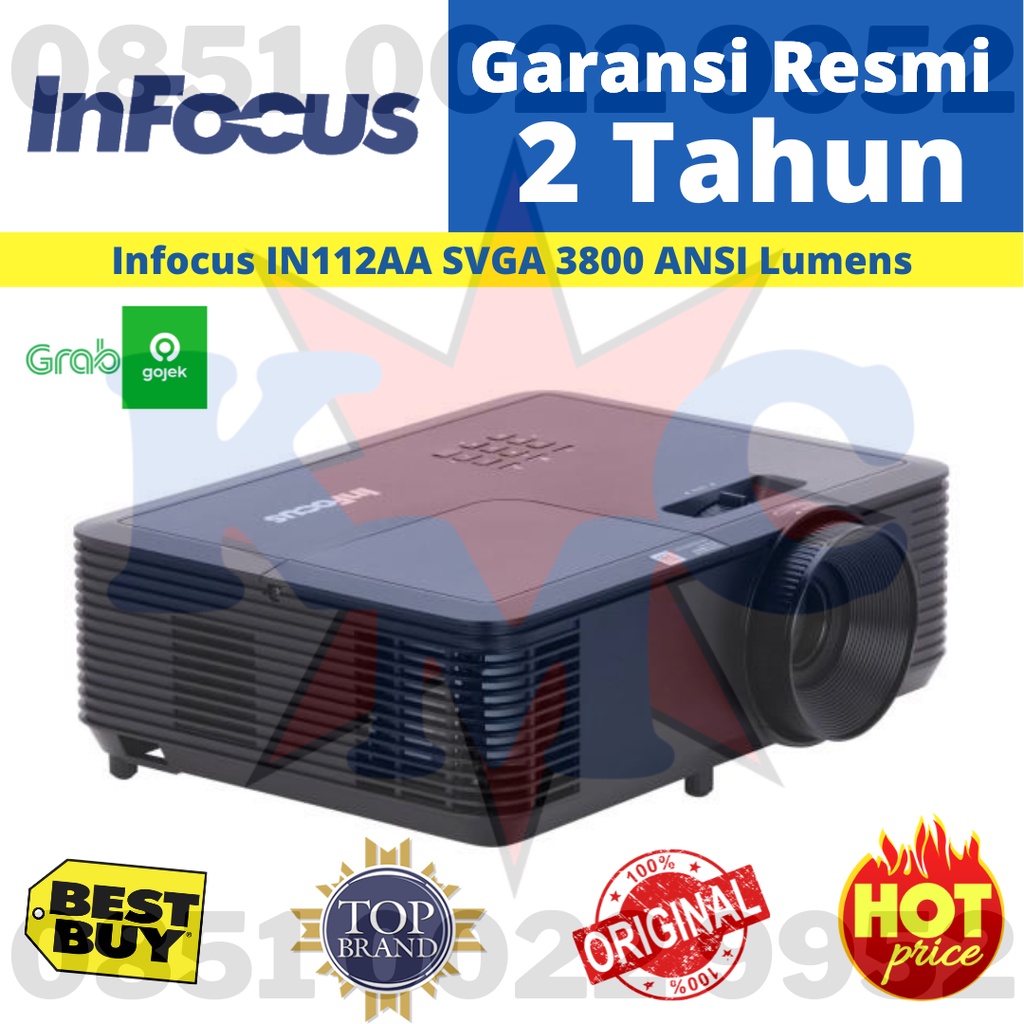 INFOCUS PROJECTOR IN-112AA IN 112AA SVGA 800X600 - INFOCUS IN112AA 3800 LUMENS