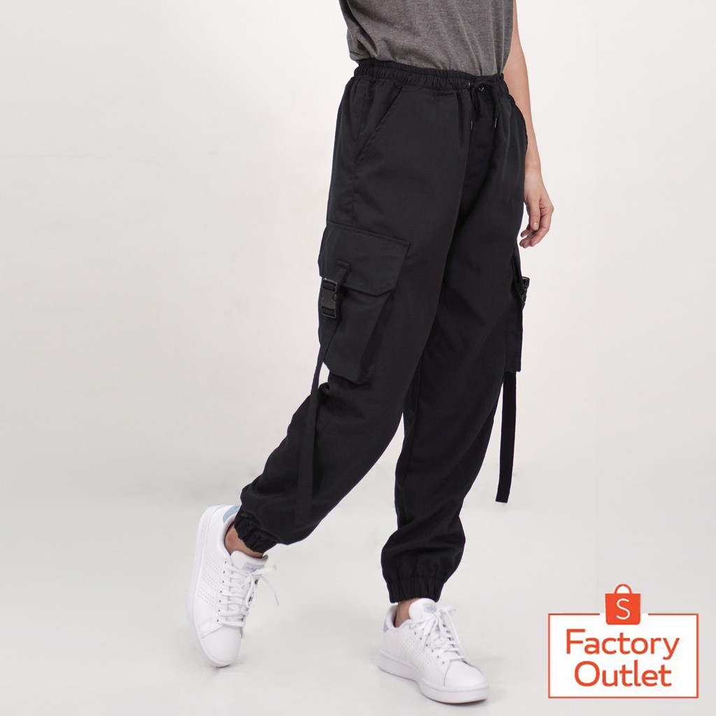 Okechuku ARTHA Celana Hypebeast Celana Wanita Celana Cargo Jogger Pants