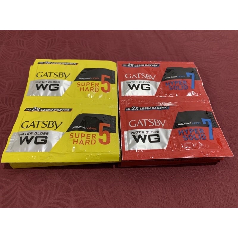 Jual Gatsby Water Gloss Gatsby Wg Per Sachet X Gr Shopee Indonesia