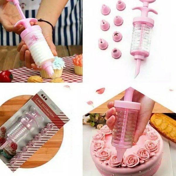 Alat Dekorasi Kue Cetakan 8 in 1 Hiasan Cake Decoration Set Penghias