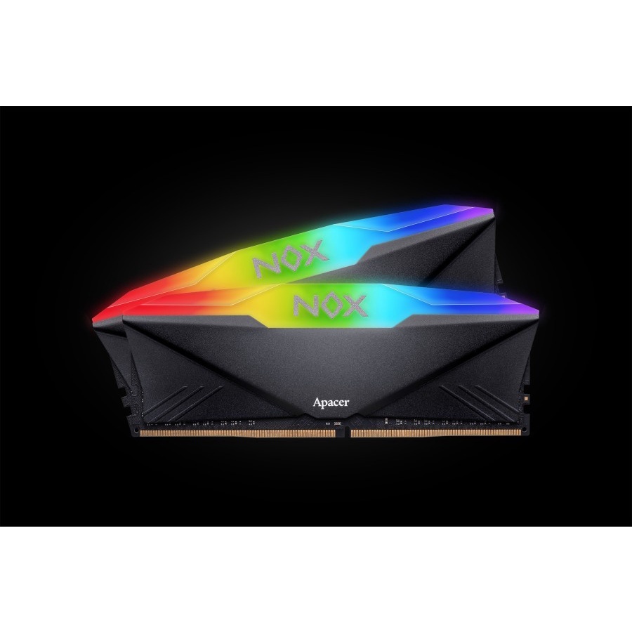 Apacer DDR4 PC25600 3200Mhz Dual Channel 16GB (2x8GB) - NOX RGB Aura2